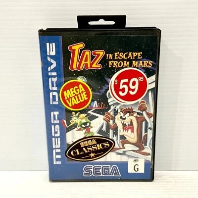 Taz in Escape from Mars - Sega Mega Drive - Tested & Working - Free Postage - Image 1 of 4