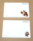 2012 Nintendo very rare promo small 2 x Notepad Donkey Kong Mario Yoshi Luigi 