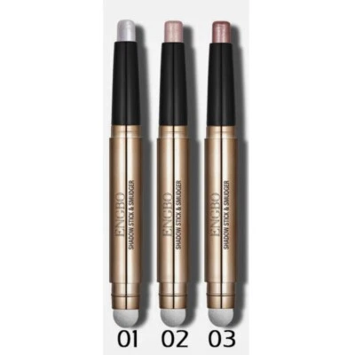 Eyeshadow Pen Set of 3 Cream Eye Shadow Pencil Shimmer Stick Makeup  Double-Head - Image 1 of 4