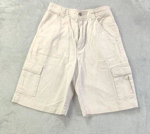 IZOD Cargo Shorts Boys Size 12 Khaki Cargo Shorts Chino - Picture 1 of 12