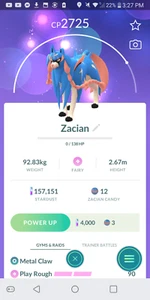 Pokemon Go Zacian - Photo 1 sur 2