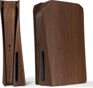 eXtremeRate eXcover Wood Grain Top Bottom Cover Compatible with ps5 - Picture 1 of 9