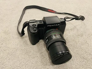 Pentax SF10 vintage 35mm film SLR F-Zoom 28-80mm Lens No Battery FOR PARTS AS IS - Picture 1 of 16