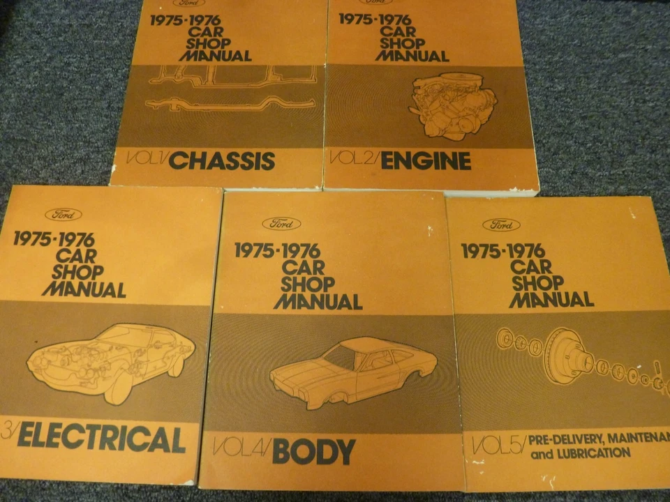 1976 Ford LTD & Country Squire Wagon Shop Service Repair Manual Set - Image 1 of 1