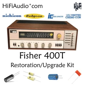 Fisher 400T receiver restoration recap repair upgrade rebuild kit capacitor - Picture 1 of 8