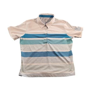 Polo Adidas Pure Motion donna taglia M a righe TPC quattro stagioni resort Texas - Foto 1 di 8