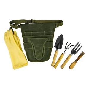 Utility Garden Tool Belt, Heavy Duty Adjustable Waist Belt Gardening Tools Belt - Picture 1 of 22