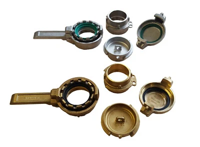 Tankwagenkupplung Edelstahl oder Messing DN 50 80 100 alle Typen VK MK VB MB