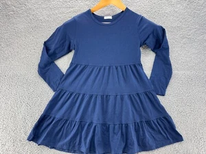 Arshiner Kids Girls Long Sleeve Royal Blue Ruffle Dress Size (140) or 9/10 Years - Picture 1 of 9