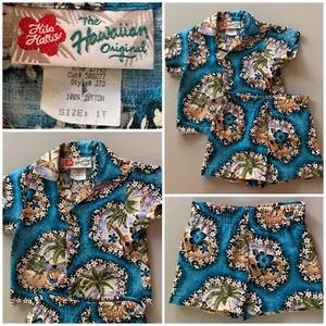 Hilo Hattie Hawaii Baby Hemd und Hemd Set Größe 1T - Bild 1 von 12