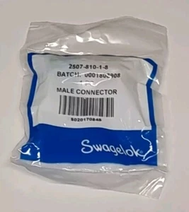 Swagelok 2507-810-1-8 Super Duplex Tube Fitting Male 1/2" NPT to 1/2" Tube - Picture 1 of 3