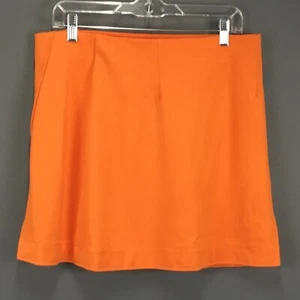 H&M Mini Skirt Women L Orange Casual Athletic Skirt Short Sporty Beach Party - Picture 1 of 11