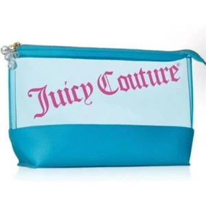 Bolso de cosméticos Juicy Couture Juicy Couture transparente y azul - Imagen 1 de 1