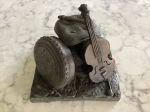 Jeanne Rynhart " SEISUN FIDDLE " Signed bronze Sculpture - Picture 1 of 8