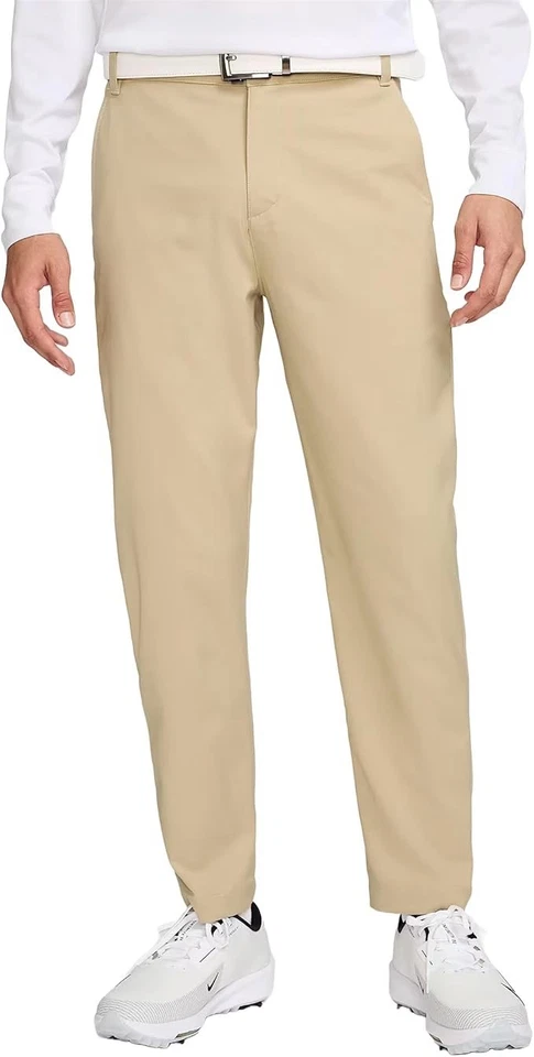Nike Dri-FIT Standard Fit Golf Pants Khaki DN2397-250 Men's 32x34