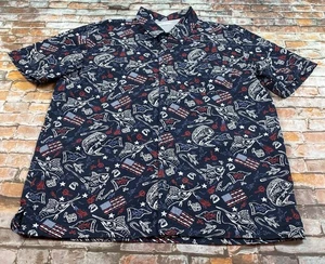 Columbia PFG Shirt Adult Medium Button Up Fishing American USA Outdoor Mens - Picture 1 of 14