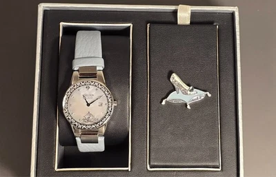 Citizen Eco-Drive Disney CINDERELA conjunto de relógio quartzo aço inoxidável GA1077-46D - Imagem 1 de 4