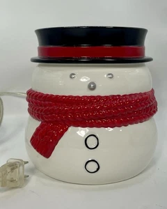 Yankee Candle Jackson Frost Scenterpiece Wax Warmer Snowman - Picture 1 of 9