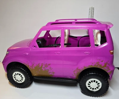 Barbie Cadillac Escalade SUV PÚRPURA TODOTERRENO Sweet Orchard con MUD Mattel 2016 Foto 1 de 4