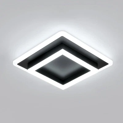 30W Modern LED Ceiling Light Square Cool White Chandelier Living Room Bedroom - Image 1 of 4