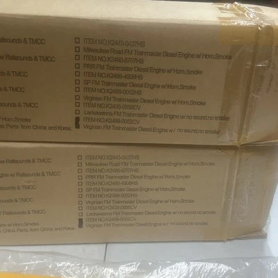 K-Line K2499-0052CV O Gauge Virginian FM Trainmaster Diesel Locomotive 2 Trains! - Image 1 of 4