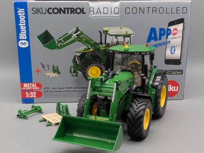 RC Ferngesteuerter Traktor 1:32 Siku Control 6792 John Deere 7310R mit OVP - Bild 1 von 4