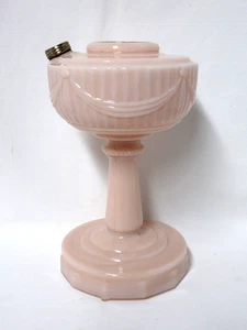 BASE LÁMPARA ACEITE CORTINA LINCOLN ALADDIN ROSA ALACITA - Imagen 1 de 12