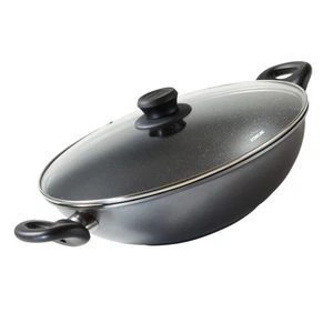Stoneline Wok 28cm, mit Deckel, Aluguss - Bild 1 von 7