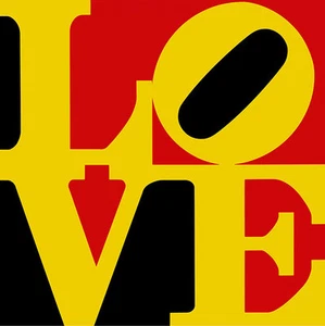 Love 01 A2+ by Robert Indiana High Quality Canvas Print - Picture 1 of 2