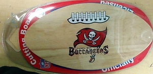 NEW NFL Licensed Cutting Board Buccaneers FOOD BAR BUCS PARTY PLATE - Picture 1 of 2