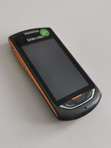 Samsung GT-S5620 (Monte) Mobile Phone, Black orange colour