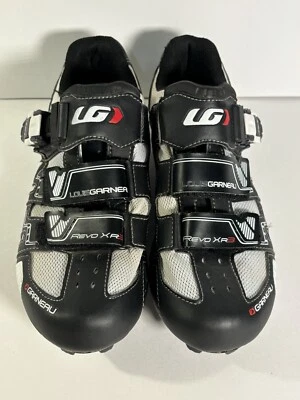 Zapatos de ciclismo de carretera Louis Garneau Revo XR3 para hombre negros/blancos talla 37 Foto 1 de 4