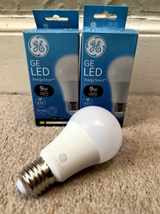 2 X GE GENERAL ELECTRIC E27 9W ENERGY SMART A60 LED LIGHT BULB 2700K WARM 810 LM - Picture 1 of 15