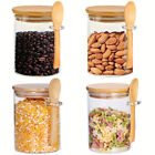 18oz Airtight Glass Jars With Lids And Spoons,, Small Food Storage Containers