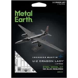 Metal Earth: Lockheed U-2 ""Dragon Lady"" Avión Modelo Kit - Imagen 1 de 4