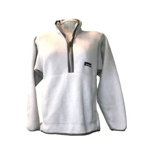 Patagonia Vintage Gray Synchilla Marsupial 1/2 Zip Fleece Pullover Size Medium - Picture 1 of 11
