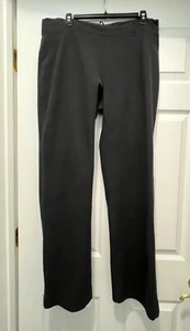The North Face Damen Fleece Logo schwarz weites Bein Kordelzug Hose Größe Small - Bild 1 von 11