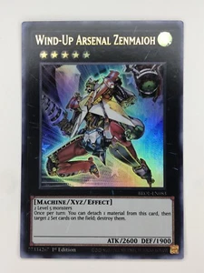 Yugioh Wind-Up Arsenal Zenmaioh BROL-EN083 Ultra Rare 1st Edition Near Mint - Picture 1 of 3