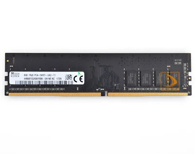 Hynix 8GB 1RX8 PC4-2400T DDR4 2400Mhz 288Pin 1.2V UDIMM Desktop Memory RAM #DD# - Image 1 of 4