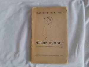 Poemes d'amour, Claire et Ivan Goll, Illustrationen von Marc Chagall. Signiert. - Bild 1 von 9