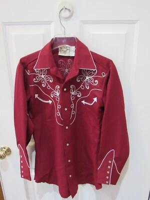 Vintage H Bar C California Ranchwear Red Shirt men's size 14.5 Coronado VGC - Image 1 of 4