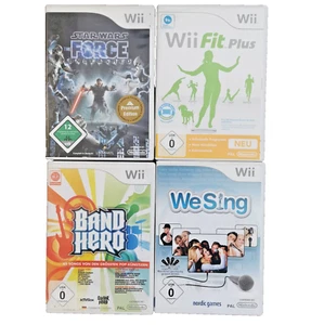 Wii Spiele Bundle - Star Wars, Band Hero, We Sing, Wii Fit Plus in OVP - Bild 1 von 2