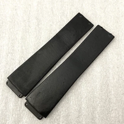 Correa de reloj Richard Mille cuero negro 22x18 (inserto 19) 90x95 stock antiguo/defecto Foto 1 de 4