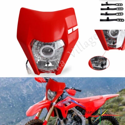Carenado de faros LED E8 Supermoto para Honda XR CRF 100 110 150 125 230 250 Foto 1 de 4