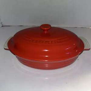 Cazuela ovalada Le Creuset con tapa 1,8 cuartos-rojo - Imagen 1 de 9