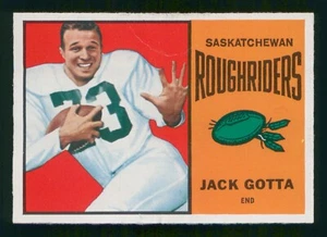 Jack Gotta 1964 Topps CFL 64 Nº 63 Ex+ 75663 - Imagen 1 de 2