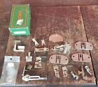 Vintage Singer Sewing Machine Green Box Of Assorted Attachments No. 160809 #B