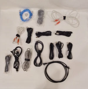 Lot de câbles Ethernet de différentes longueurs | Cat 5 et Cat 5e | Quantité = 15 | OCCASION - Photo 1/6