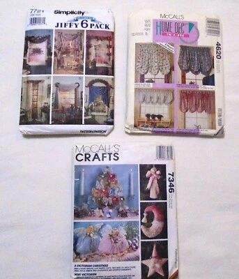 Vintage Lot of 3 Home Decoration Patterns - Image 1 of 4