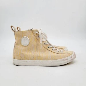 Camper Zebramuster High Top Gr. 39 US 9 gelb weiß Indie Festival Sneaker - Bild 1 von 15